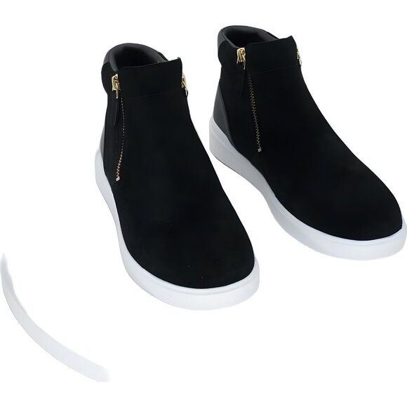 Cole Haan Grand Crosscourt Side Zip Black Sneaker Boot Women's US 7.5M - Picture 1 of 6